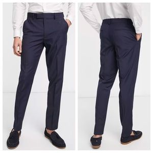 NWT Men’s ASOS DESIGN Slim Suit Dress Trouser Navy Blue